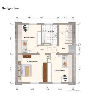 Haus Nr. 2 Grundriss DG