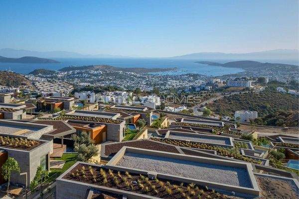 Detached Villas with Unobstructed Sea Views in Bodrum