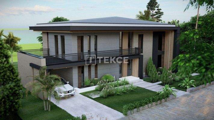 Villa in a Peaceful Complex Surrounded by Nature in Trabzon Ortahisar