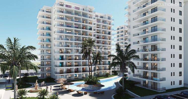 Chic Apartments in a Complex in İskele Long Beach