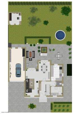 Erdgeschoss &amp; Außenbereich