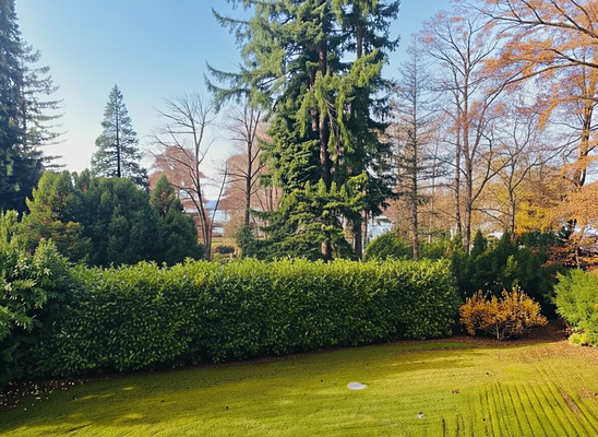 AUSBLICK DG MIT GESCHNITTENER HECKE