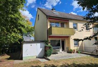 Rückansicht des Hauses