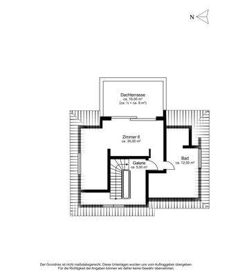 Grundriss Dachgeschoss