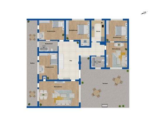 Grundriss Obergeschoss