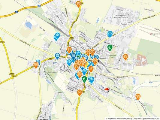Geolyzer Kartenausschnitt