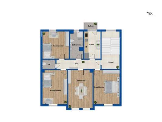 Grundriss 3. Obergeschoss