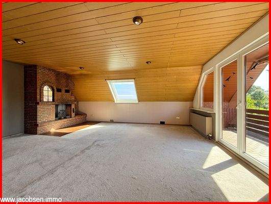 Wohnzimmer im Dachgeschoss