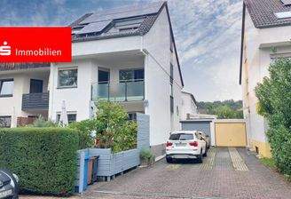 Vorderseite der Doppelhaushälfte