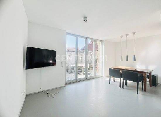 Frische Luft einfangen - nur ein Schritt auf die Terrasse