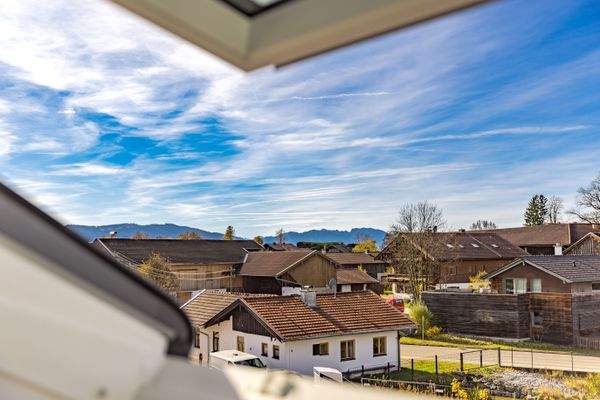 Blick auf die Bergkulisse