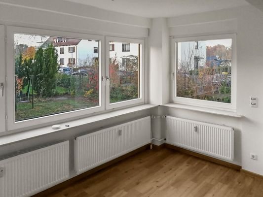Blick aus dem Wohnzimmer