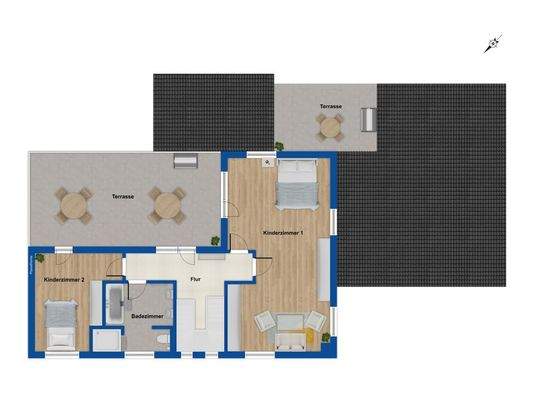 Grundriss Obergeschoss