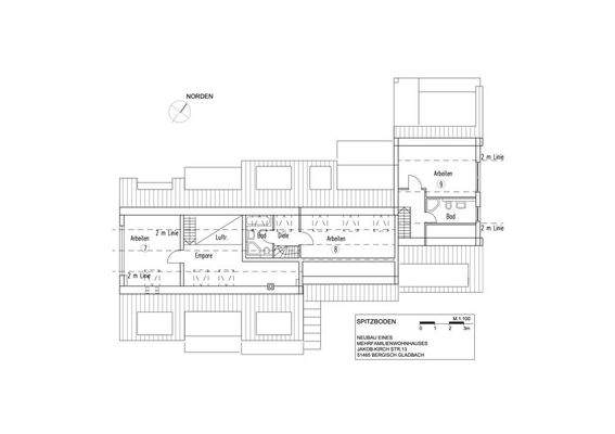 Grundriss Spitzboden 