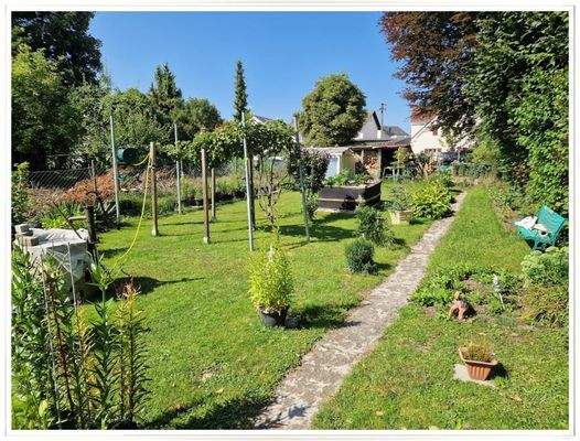 Der schöne ruhige Garten