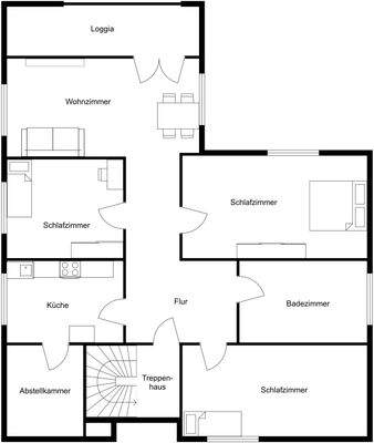 Grundriss Erdgeschoss