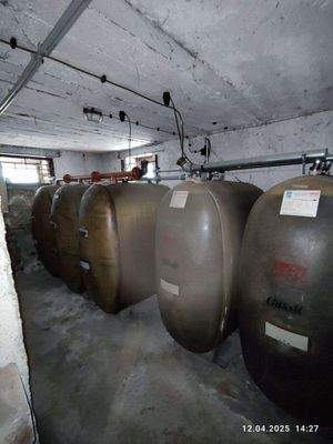 Öltanks im Kellergeschoss