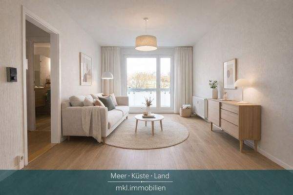 Beispiel Wohnzimmer nach Sanierung