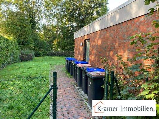 Stellplatz Mülltonnen