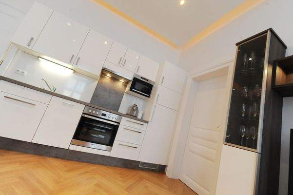 Wohnküche / living room with kitchen