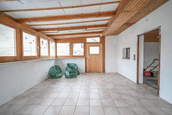 Überdachter Freisitz