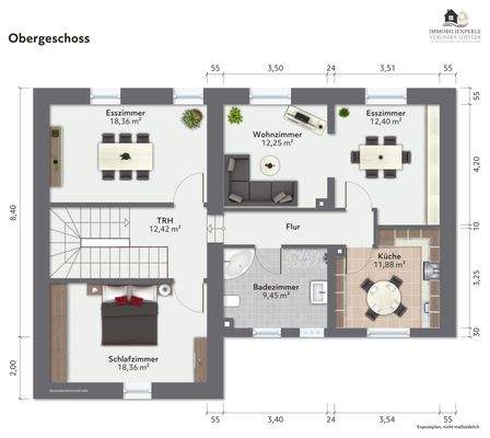 Immobilienperle Veronika Löffler - Grundriss - Obergeschoss