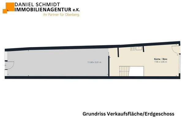Erdgeschoss/Verkaufsfläche