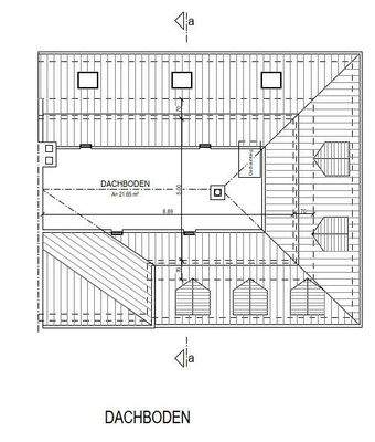 Grundriss Dachboden