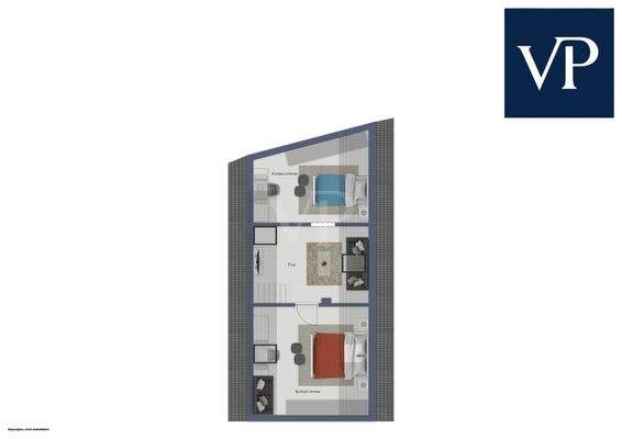 Grundriss DG optional mit Nutzungsvariante 