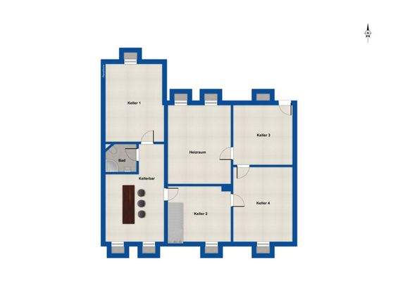 Grundriss Kellergeschoss