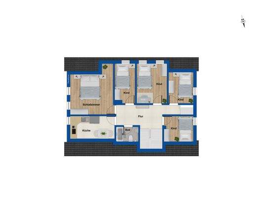 Grundriss Dachgeschoss