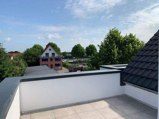 Balkon mit Blick auf die Marina