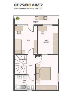 Grundriss aktuell Obergeschoss 