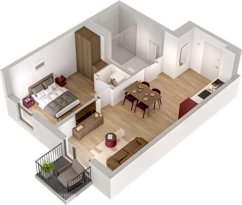 Beispiel Grundriss Earthy