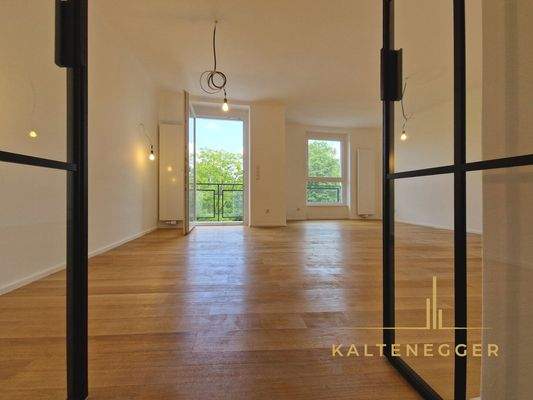 Blick in das Wohnzimmer ca. 28,71 m²