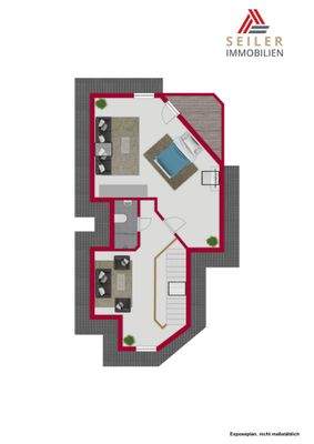 Dachstudio mit Balkon