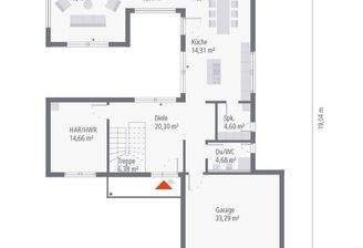Grundriss_Musterhaus Bad Vilbel SG STD_ Einfamilienhaus