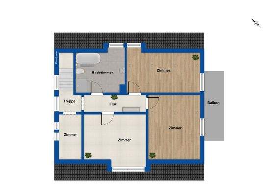 Grundriss Dachgeschoss