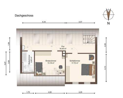 Grundriss Dachgeschoss