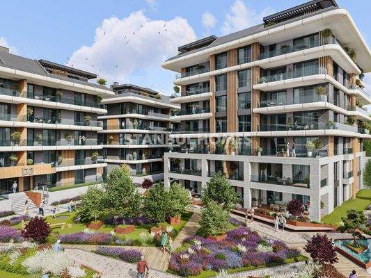 Elegant Flats in a Complex with Indoor Pool in İstanbul