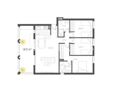 3-Bed Flats in a Seaside Complex with Pool in Villajoyosa