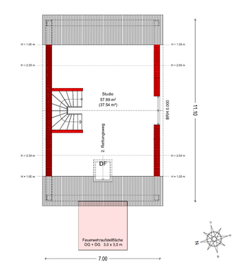 Grundriss Dachgeschoss