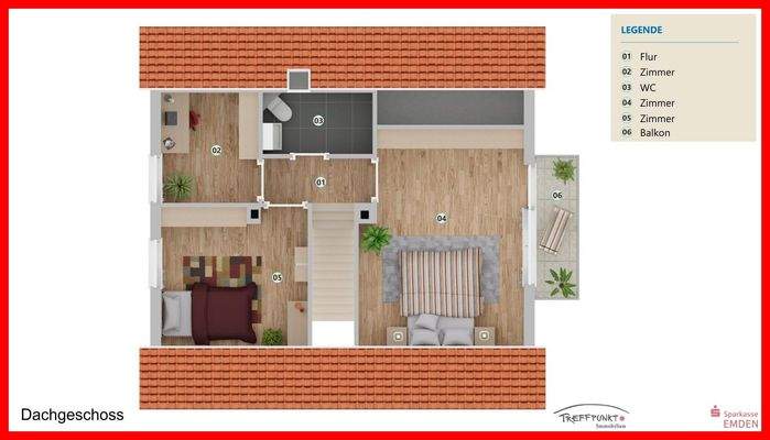 Grundriss Dachgeschoss