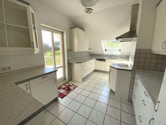 Küche im Dachgeschoss