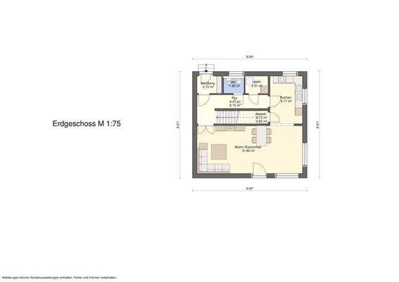 Kubis 74 22° Grundriss EG
