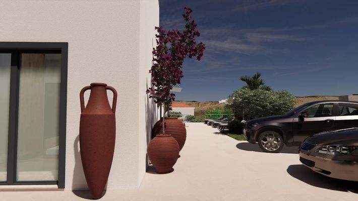 Kreta - 8-Villen- Projekt in Kirianna bei Rethymno: Freistehende Villa