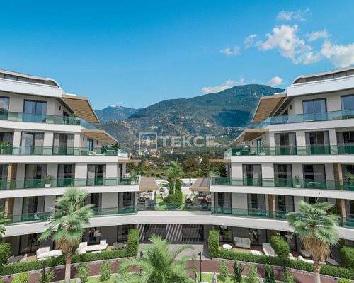 Stylish Apartments in a Hotel Concept Project in Alanya Oba
