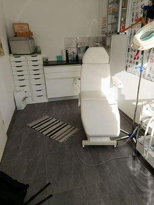 der Praxisraum im EG