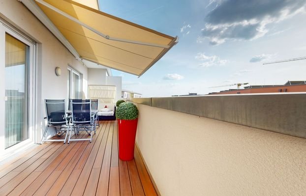 Dachterrasse Ansicht I