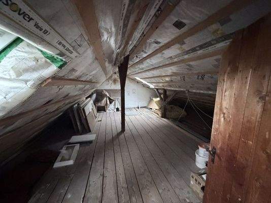 Dachboden 2 gedämmt